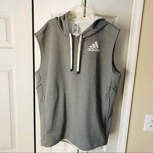 Sleeveless hoody